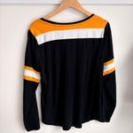 Harley Davidson Black Yellow Long Sleeve Crew Women's XL Biker Motorcycles Photo 3