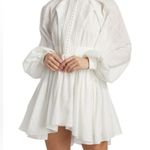 NWT ACLER Gibson Pleated Cotton Minidress White 6 Photo 2