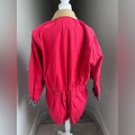 Woolrich Vintage  Women’s Red Chore Coat Barn Jacket Size Medium Lined Outdoor Photo 5