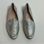 Kate Spade carima silver metallic sparkle loafers sz 6 Photo 1