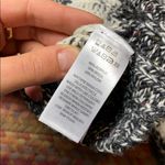 Ruby Moon  GREY & WHITE WOOL BLEND CROP SWEATER Photo 5