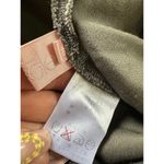 Nicole Boutique Gray Denim Faux Wrap Style Ruffle Raw Hem Side Zip Midi Skirt 10 Photo 4