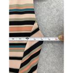 Bar III  Women's Fit & Flare Dress Sleeveless Striped Size Medium USA Made Photo 6