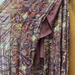 Love Sam Love the Label Anthropologie Moroccan Paisley Wrap Dress Large L Brown Photo 7
