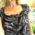 belle du jour Babydoll Leopard Print Blouse Photo 0