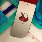 Tyr. Workout Bikini Teramo Trinity Top Strappy Geometric Aqua Pink XL 14/16 Photo 6