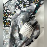 Halloween Cartoon Scrub Top By Cassandra‎ O Women Size L Ghosts Stars Candy Corn Black Size L Photo 6