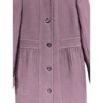 J.Crew Classic Lady Day Coat Italian Double Cloth Wool Eggplant Women’s Size 10 Photo 7