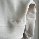 Lululemon 🤍 Cream Perfectly Oversized Cropped Crew Sweatshirt Photo 2
