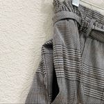 Wild Fable Black/White Plaid Houndstooth Paper Bag Waist Tapered Pants Size M Photo 6