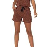 Amazon Essentials Cheetah Terry Fleece Romper Size Small Black Photo 0