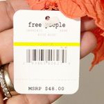 Free People  Size Medium Coral Kiss Kiss Racerback Crop Tank NEW Photo 4