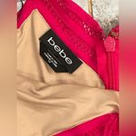 Bebe  Pink Ribbed Bodycon Mini Dress Photo 6