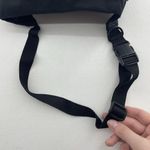 Vintage 80s Pro Spirit Black Canvas Fanny Pack Waist Belt Bag Hip Pack Grunge Photo 5