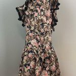 ST. ROCHE Belladonna Floral Hatfield Mini Dress Size 2 $370 Organic Cotton Black Photo 10