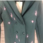 George Loves Cactus Terry Cloth Jacket Green Size XS Photo 3
