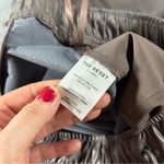 The Reset R Label Vegan Leather Jogger Pants Moto Edgy Downtown Quiet Luxury Brown Size L Photo 4