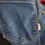 MOTHER The Runaway Blue Skies & Promises Low Rise Flare Jeans Size 28 Photo 7