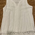 Charter Club White Lace Top Photo 0