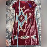 NWT Ralph Lauren Purple Label Embellished Cady Red Sequin Short Sleeve Dress Size 8 Photo 9
