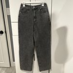 Pretty Little Thing Washed Grey Dipped Back Waistband Boyfriend Jeans . Size 8 Photo 4