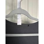 Ribbed Bodycon Midi Dress Ruched Sleeveless Casual Dress Gray Photo 1