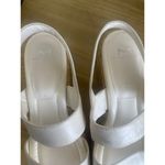 Marc Fisher NWOT LTD Women's 10 White Patryce Espadrille Wedge Platform Sandal Photo 2