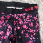 Nike pro Drive fit black and pink blue work out capris Photo 1