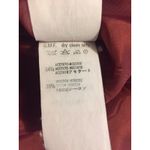 #4 Women's Sz: 4 Red Viscose Blend Blazer by Borgofiori, Velvet Trim Photo 3