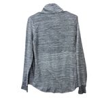 LL Bean Gray Marled Cozy Mixed Knit Pullover Funnelneck Pocket Sweatshirt MEDIUM Photo 9