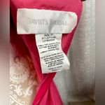 David's Bridal David’s Bridal One-Shoulder Gown Sz 12 – Rose Red Photo 1