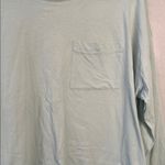 Pact women’s long sleeve front pocket Tee. Size extra large. Mint green. Photo 2