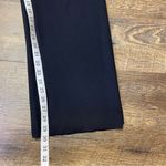 Misook  Straight Wide Leg Pants Womens Medium Black High Rise Pull On Stretch Photo 7