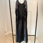 Hugo Boss SEERSUCKER-SATIN DRESS WITH LACE TRIMS Photo 3