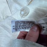 ZARA  linen boxy crop jacket ivory Photo 4