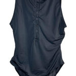 ANDIE Malibu Snap Front One Piece Swimsuit Black Size Large Photo 0