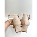 Steve Madden  Sandals Womens Size 7 Tan Ankle Strap Block Heel Photo 5