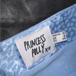 Princess Polly Blue Leopard Print “Baisy Hill” Mini Skirt size 8 Photo 4