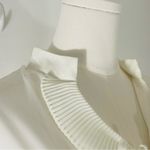 Pride & Joy Vintage White Sheer and Black Straight Dress Size 14 Photo 4