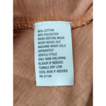 New Directions Women's Shark Bite Hem Shirt Dress Orange Large NWT Coastal Beach Photo 4