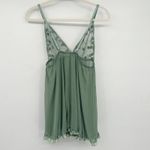 Womens Sage Green Sheer Lace Mesh Babydoll Chemise Lingerie Size M Fairycore Size M Photo 6