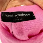 Naked Wardrobe  Pink‎ Got The Scoop Tank Bodysuit Sz L NWT Photo 4