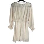 Urban Outfitters  Lumiere Cream Chiffon Babydoll Dress Size M Photo 1