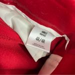 EXPRESS red ankle high rise pants paperbag waist women’s size 4R dress pants Photo 5