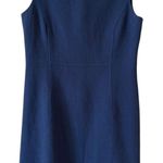 Lafayette 148 Womens Jojo Bateau Neck Sleeveless Nouveau Crepe Dress Wool SZ 10 Photo 0