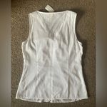 Neiman Marcus NWT  Laundry by Shelli Segal Zip-Up V-Neck Tank Top Photo 9