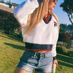 FILA Cropped Sherpa Sweatshirt Photo 1