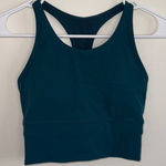 Storia Stori Teal Longline Racerback Sports Bra Tank Top 2 - XS Photo 0