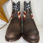 Womens JB Dillon USA Cowboy Boots Leather American Flag size B. Photo 7