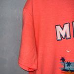 🌸3/$15🌸 Fluorescent Orange Miami Graphic Short Sleeve Crewneck Unisex T Photo 4